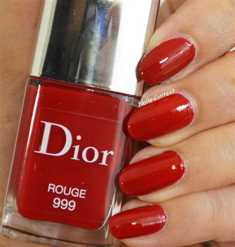 Dior rouge 999 nail polish